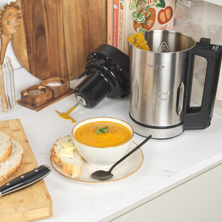 Salter Digitaler Suppenmacher - 1,6L, Mixen von stückiger & glatter Suppe, ideal für Grosskochungen,