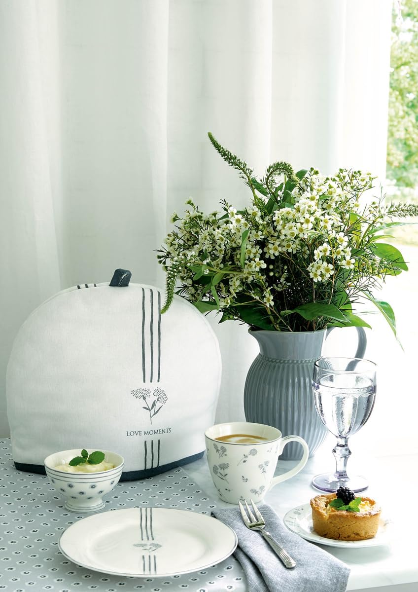 GreenGate Florali Suppenbowl White 0,5l