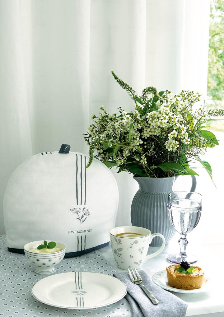 GreenGate Florali Suppenbowl White 0,5l