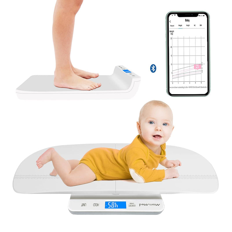 Digitale Babywaage Bluetooth, Kleinkindwaage, Multifunktions-Waage für Haustiere und Kleinkinder in