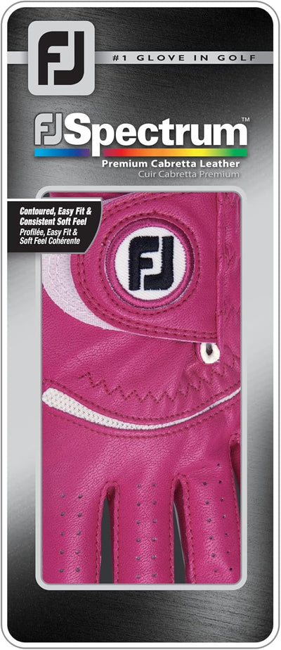 Footjoy Spectrum Damenhandschuh Pearl/Fuchsia M/L, L