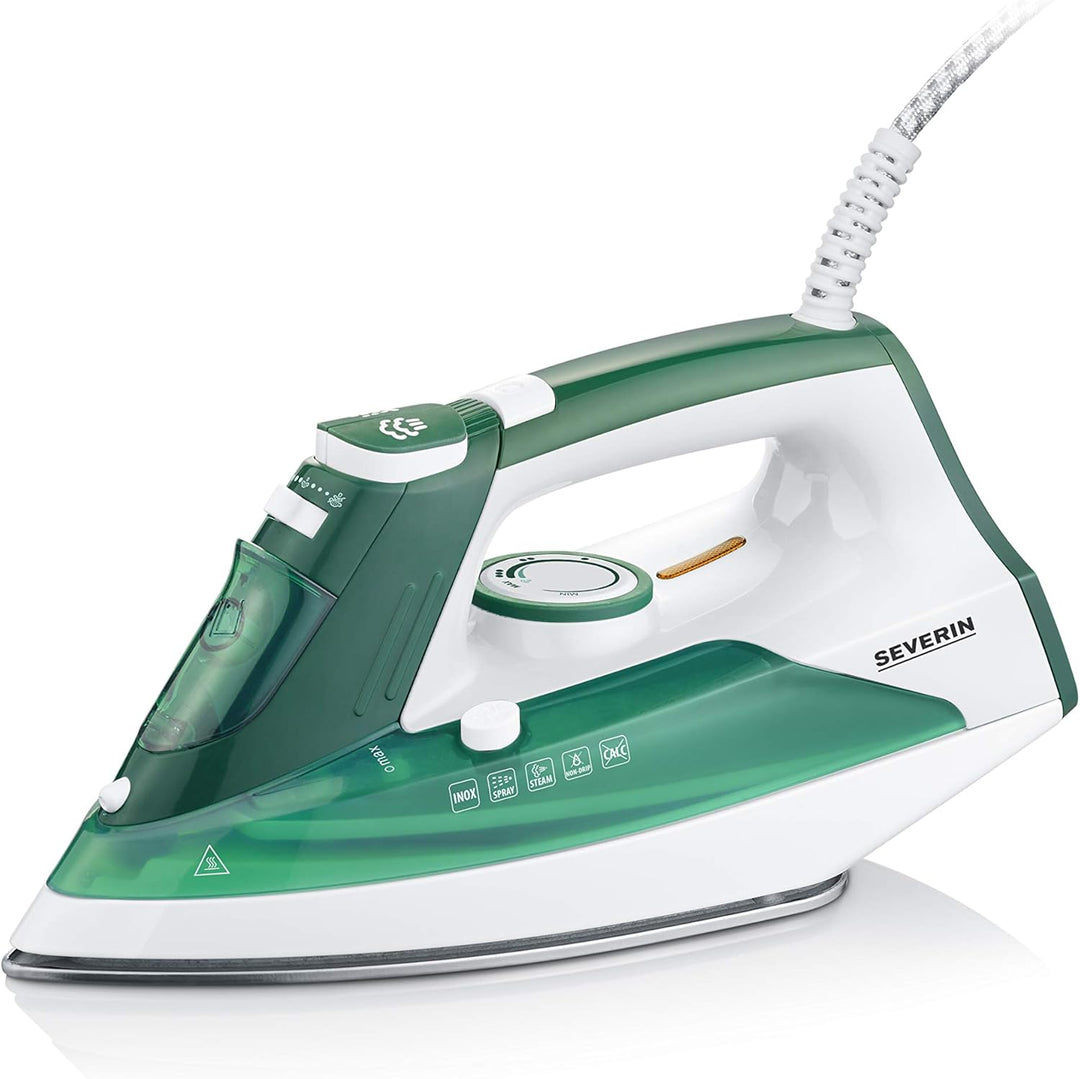 Severin BA 3261 Dampfbügeleisen, 2400, Kunststoff, 175 ml, weiss-grün