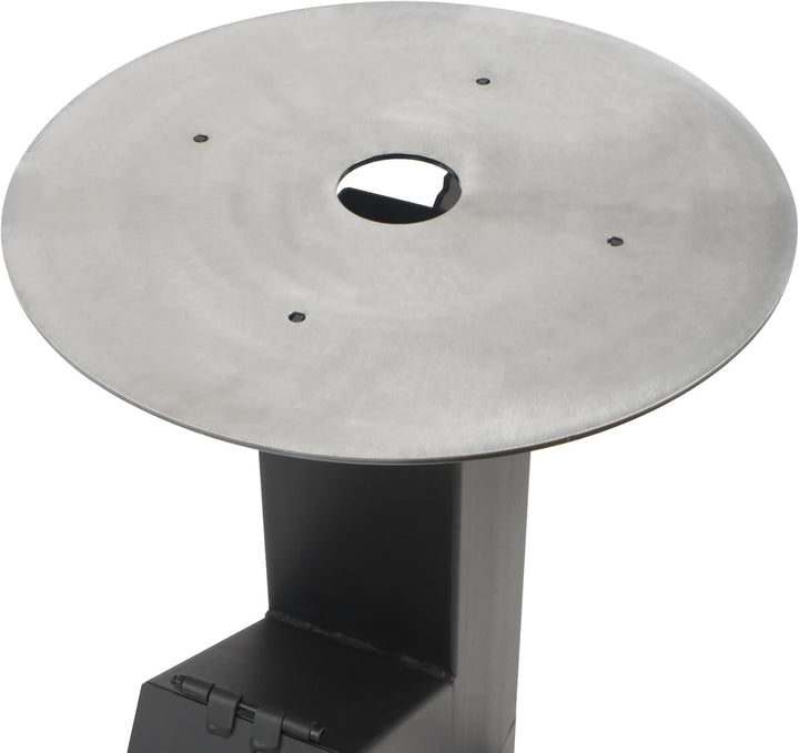 BBQ-Toro Raketenofen mit Grillplatte Ø 50 cm | RAKETE #7 | Rocket Stove aus 2,8-mm-dickem Stahl, BBQ