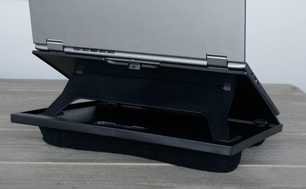 Vivol Laptopkissen Höhenverstellbar für max. 15,6 Inch - Tragbarer Laptoptisch für Reisen, Arbeiten