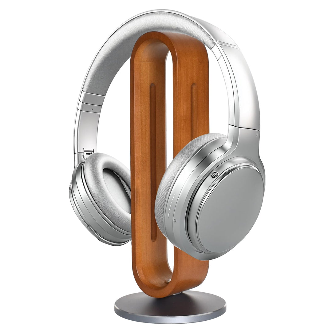 Universal Kopfhörerständer aus Holz - Stylischer Halter für Gaming Headset & On Ear Kopfhörer,Headph