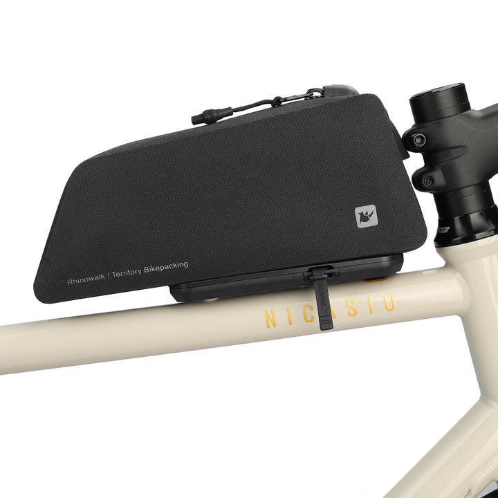 Rhinowalk Fahrrad Oberrohrtasche mit Schnellverschluss, FSB Flying Saucer Quick-Release, wasserdicht