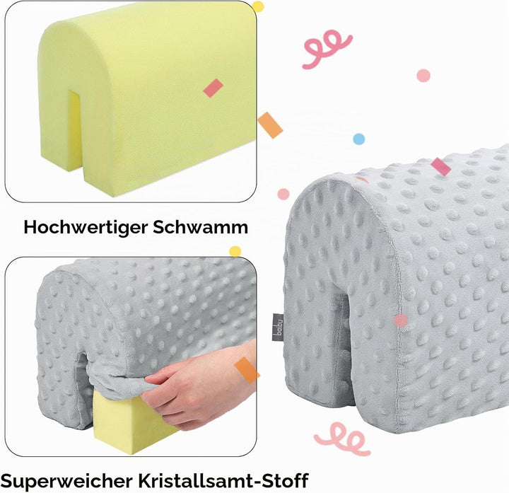 Bettkantenschutz für Kinderbetten, Bettschiene Stossfänger Schutz, Schutz für Bettrahmen Rand Schutz