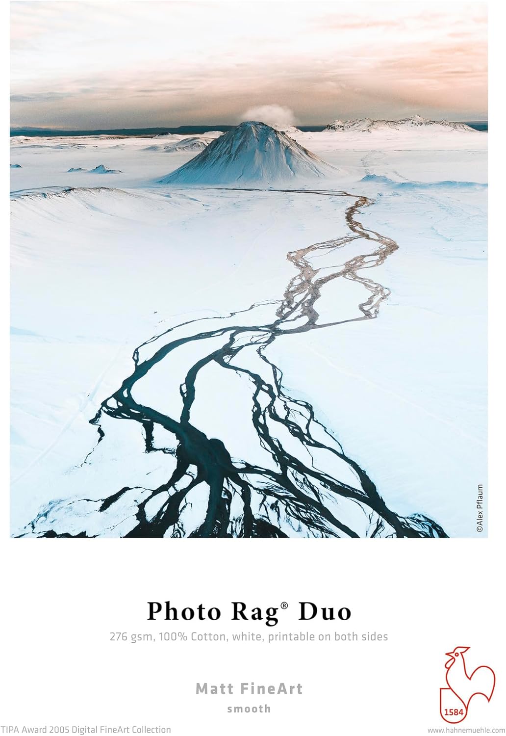 Hahnemühle 10641607 Digital FineArt Photo Rag Duo, 276 g/m², DIN A4, 210 x 297 mm, weiss, 210 x 297