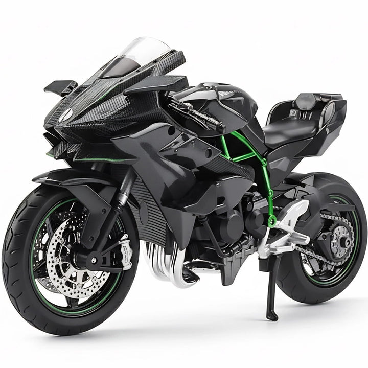 1:12 Motorrad Modell Kompatible für Kawasaki Ninja H2R Metall Diecast Motorrad Modell Spielzeug Mini