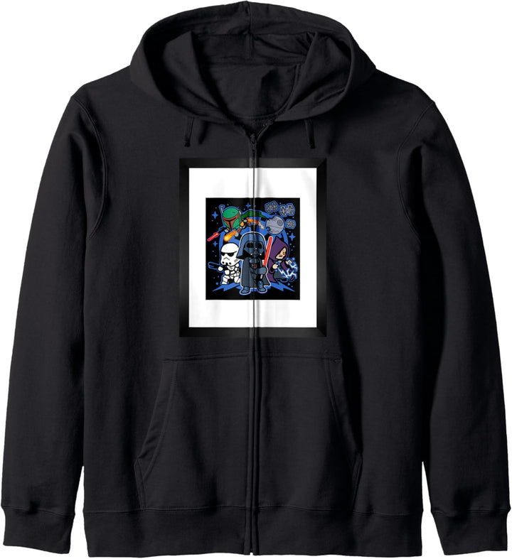Star Wars Vader Kawaii Chibi Team Empire Kapuzenjacke