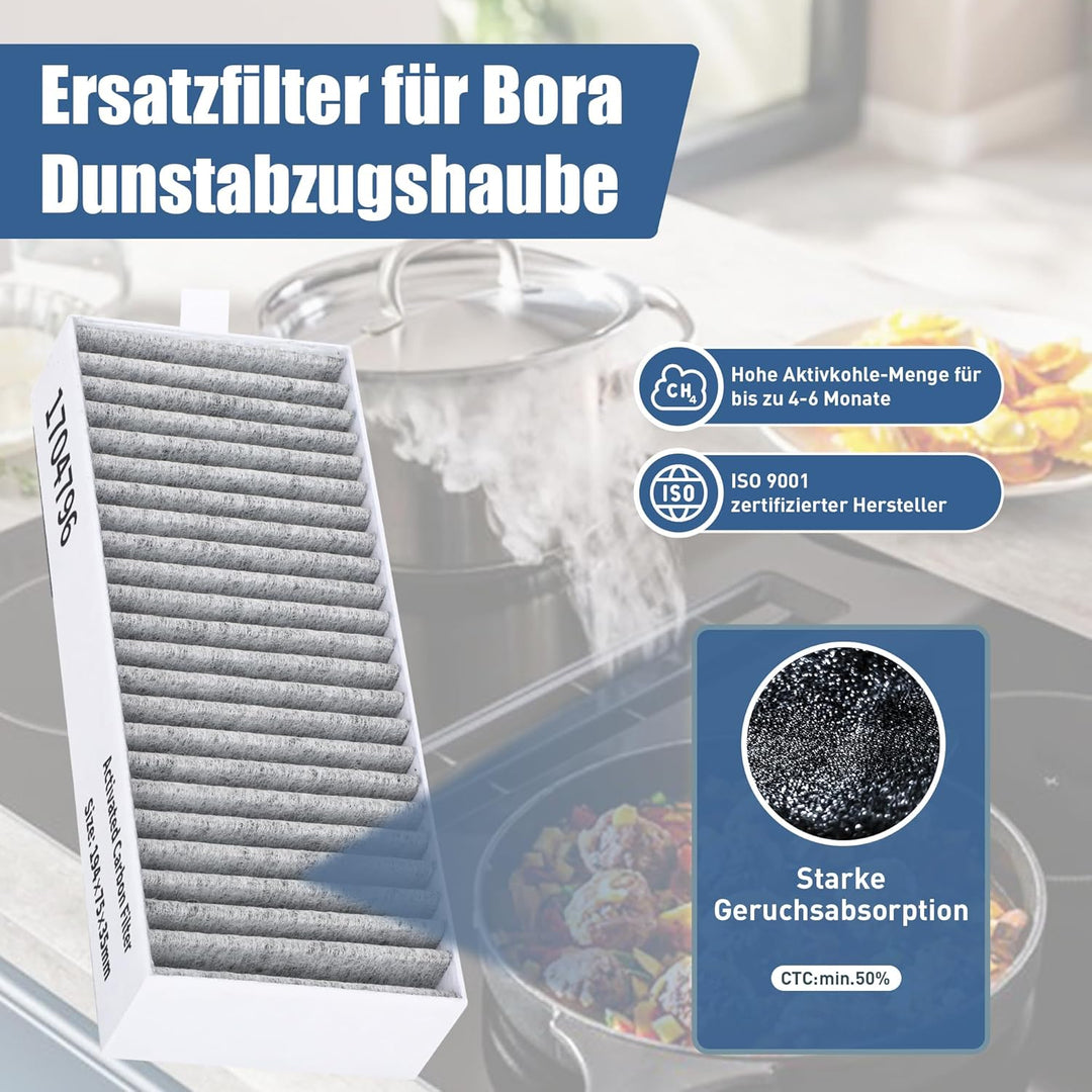 8 Aktivkohlefilter für Bosch HEZ9VRCR0 17004805 17004811 Siemens 17004796 17007505 HZ9VRCR0 Neff Z82
