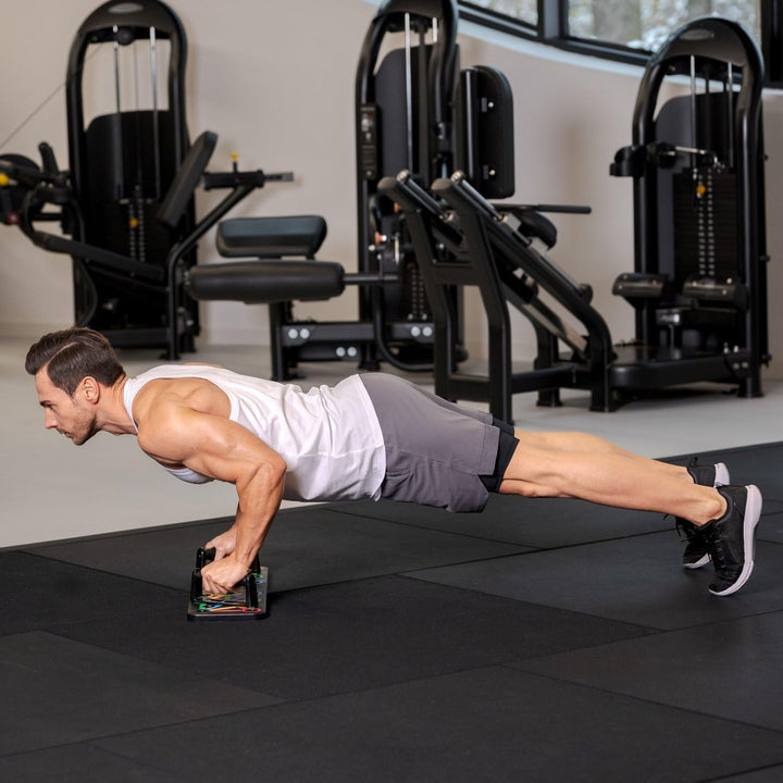 Gymtek Faltbare Liegestütze Brett - Push Up Board mit Liegestützgriffe für Ganzkörper-Training & Eff