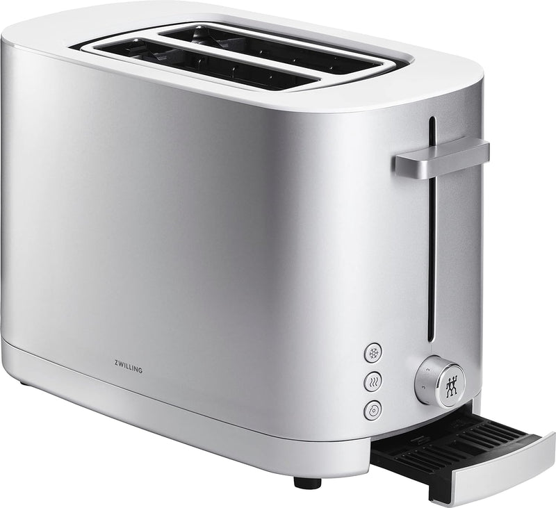 ZWILLING ENFINIGY Toaster mit 3 Automatikprogrammen, 7 Bräunungsgraden und Abschaltfunktion, 2 Schli