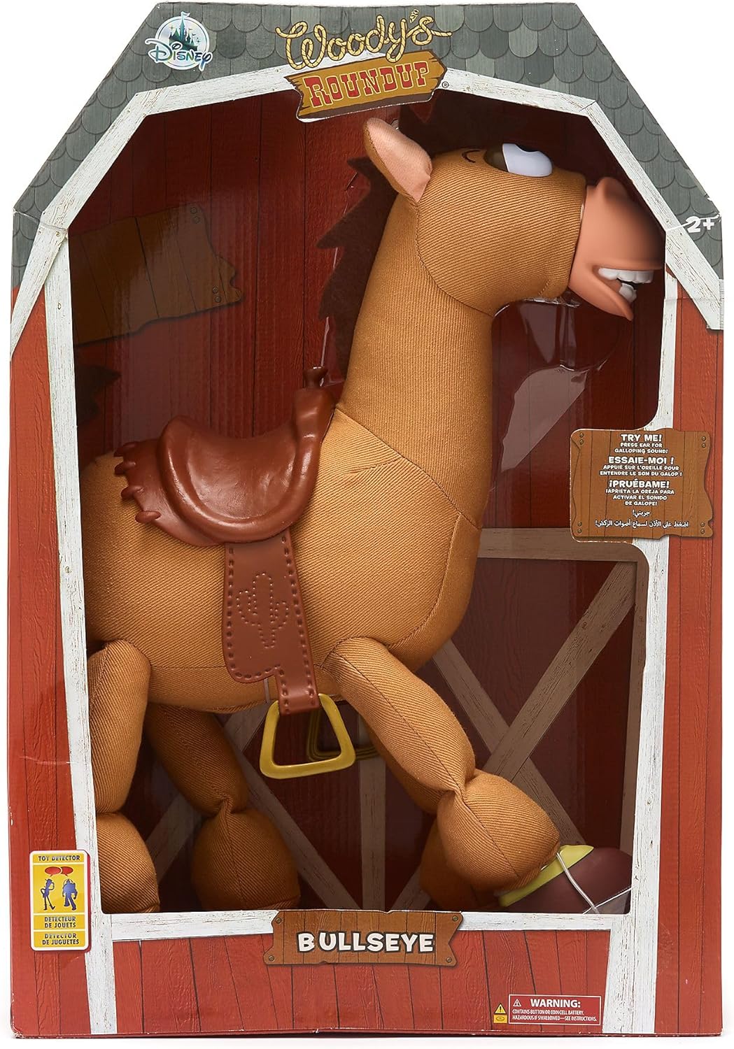 Disney Store Official - Pixars Toy Story - Bully - Interaktive Actionfigur - 39 cm/15" - Pferdespiel