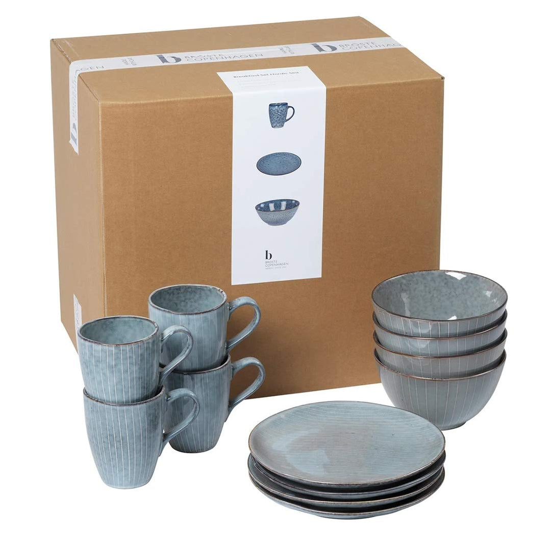 Broste copenhagen Nordic Sea Breakfast Set for Four