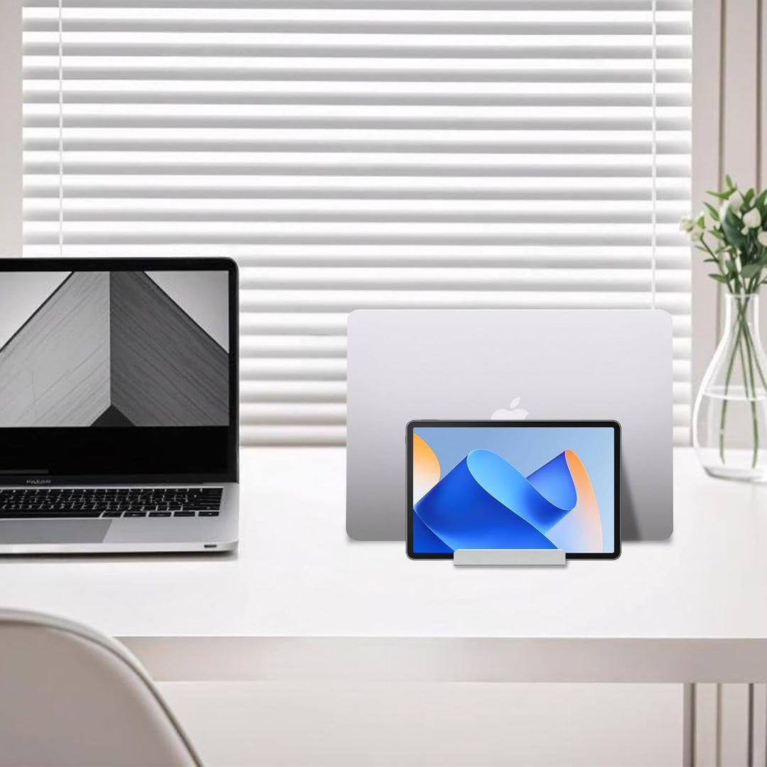 Laptop Ständer Vertikal - Moderner Stil, Einfache Bedienung & Stabiler Halt für Homeoffice/Reise - K