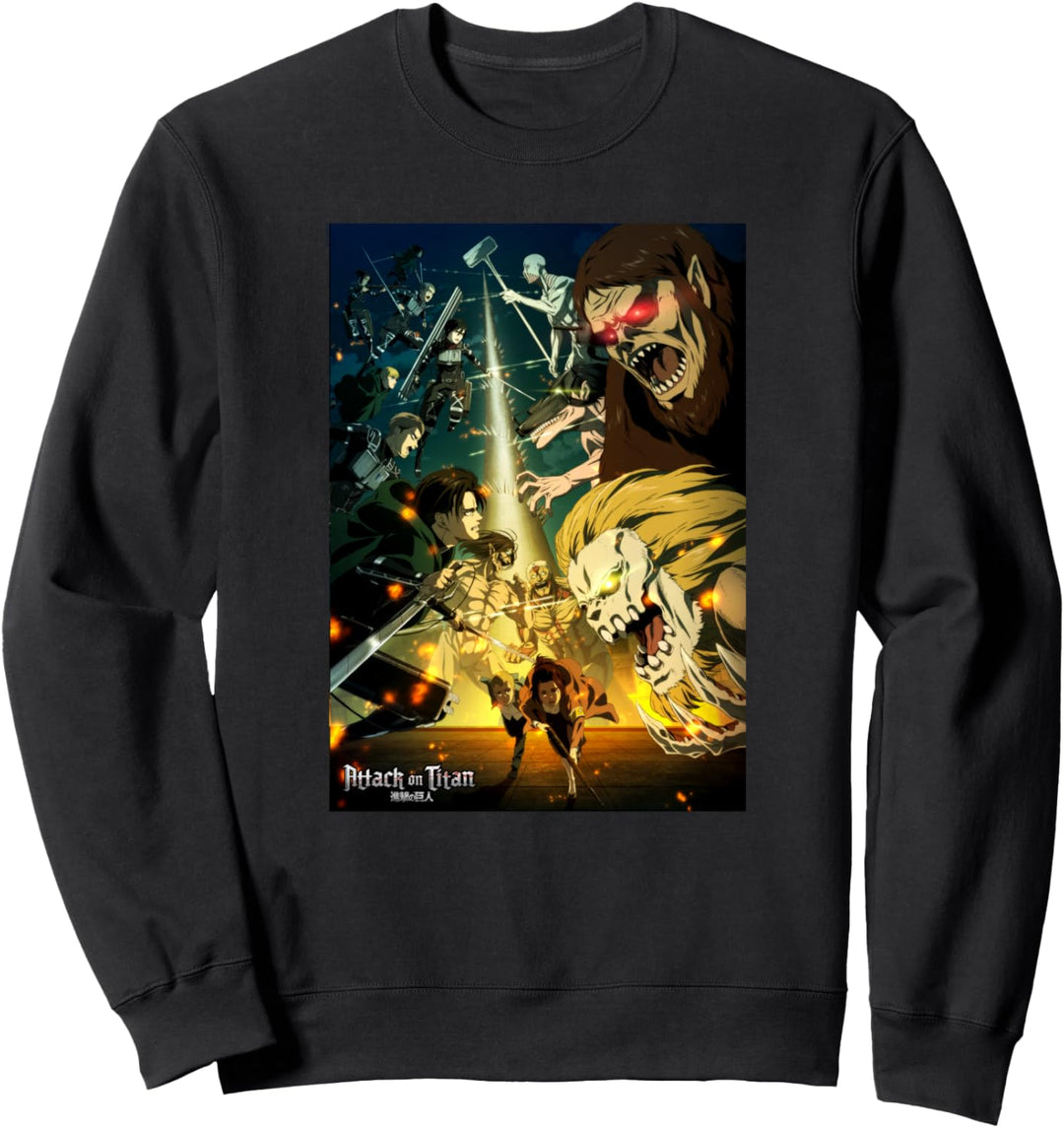 Attack on Titan Season 4 Poster zur letzten Staffel Sweatshirt