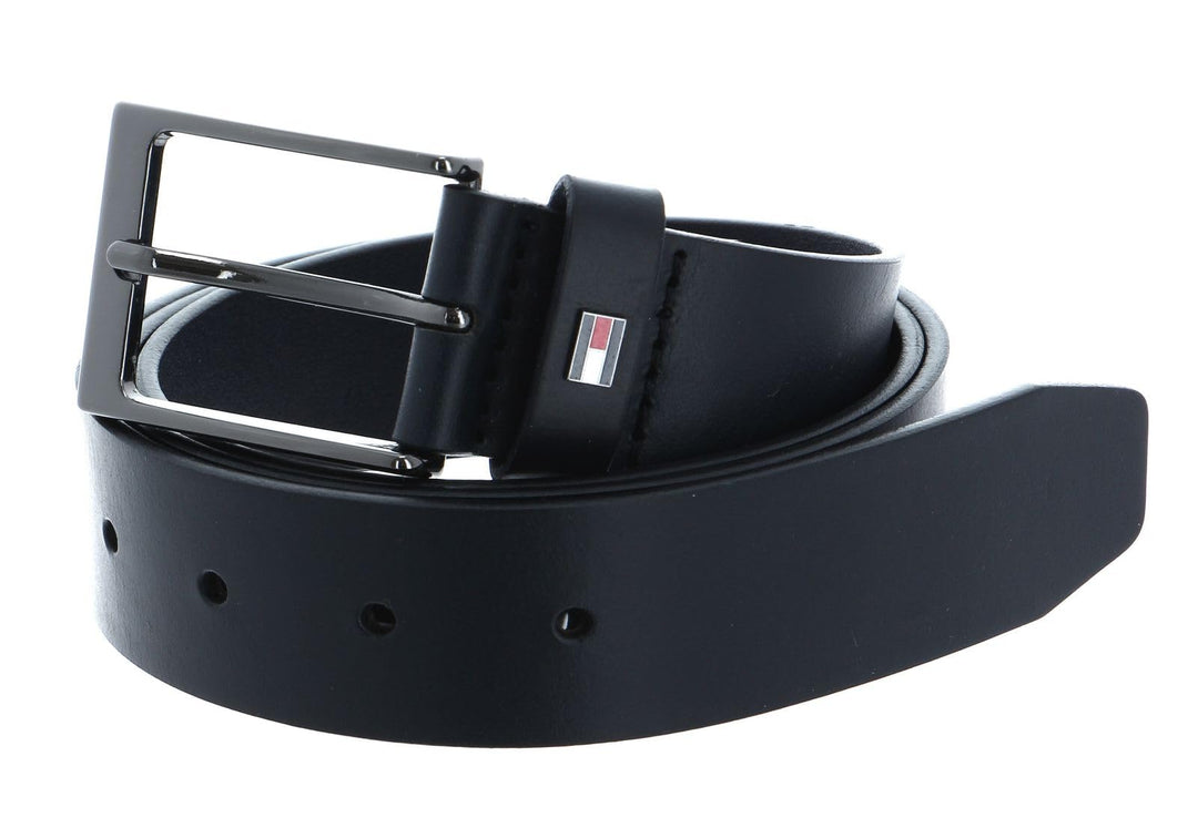 Tommy Hilfiger Layton Leather Belt 3.5 W95 Desert Sky