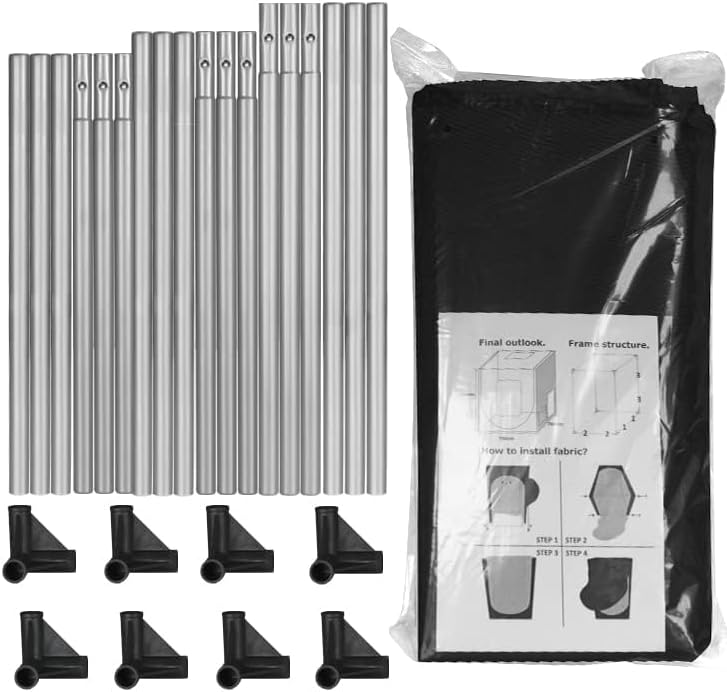 Longer 3D Drucker Gehäuse – Feuersicher, Staubdicht & Temperaturkonstant (73x76x72 cm) – Aus PVC-bes
