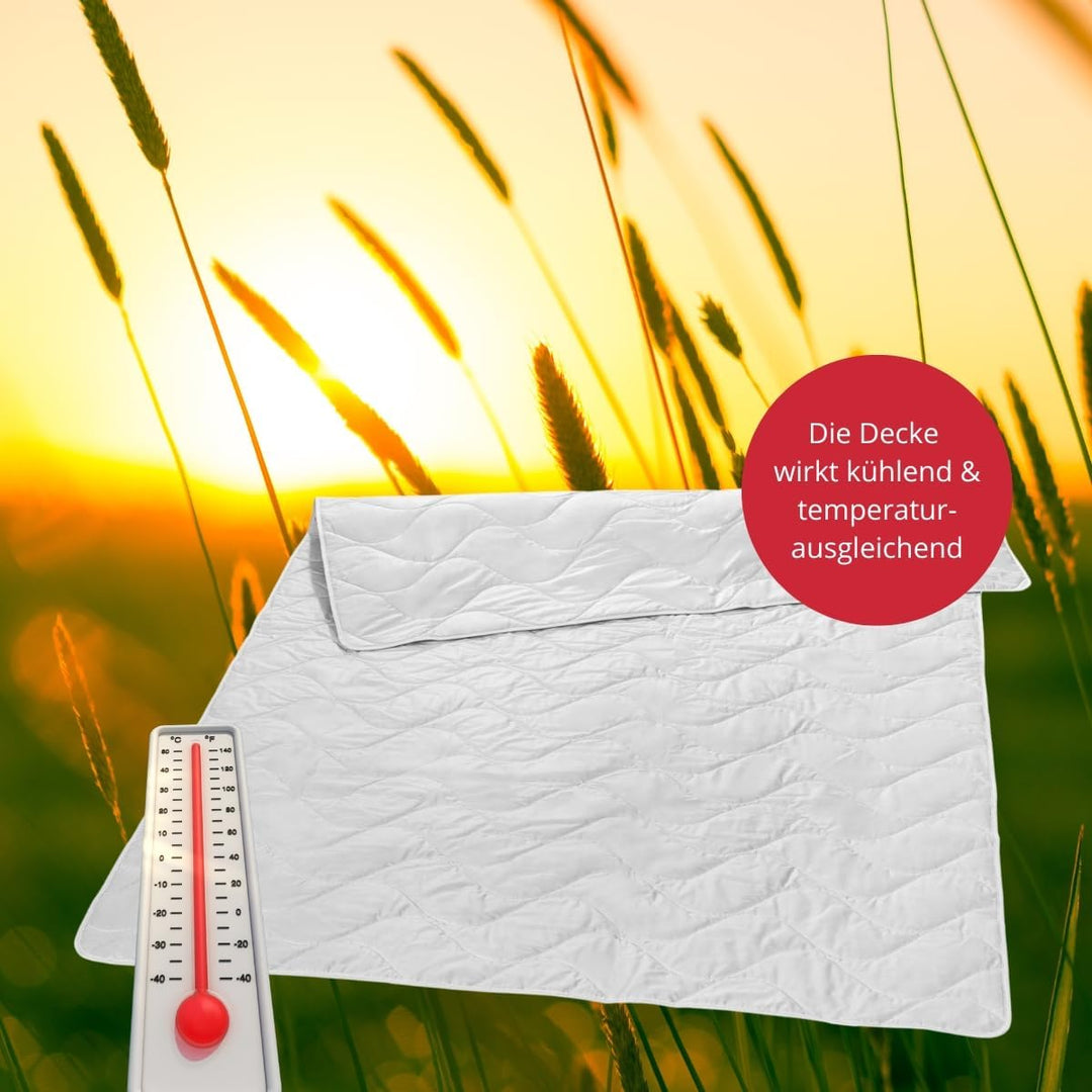 liebling Wildseidendecke Seiden-Leichtsteppbett aus 100% natürlicher Wildseide, Füllgewicht: 550 gr.