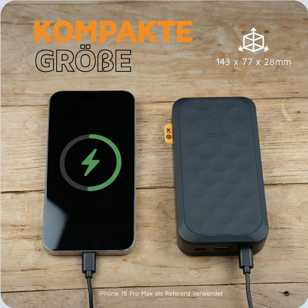 Xtorm 35W Fuel Series Powerbank 20.000 Midnight Black Neu Schwarz 20000 Milliamperestunden (mAh), Sc
