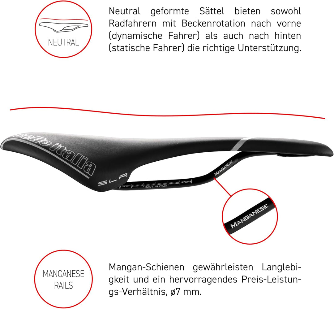 Sattel Selle Italia SLR TT Manganese