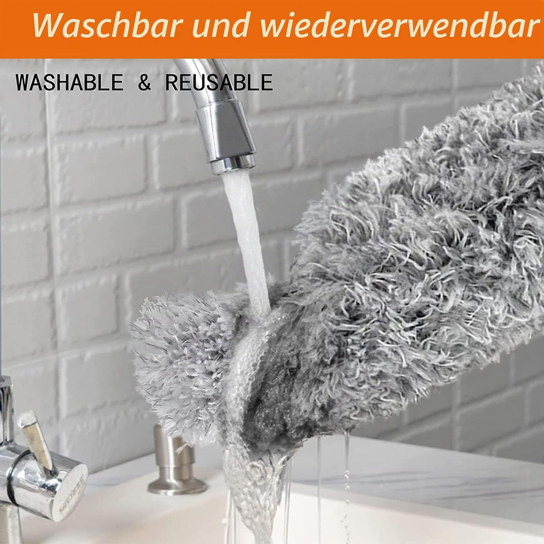 Staubwedel zum Reinigen von hohen Deckenventilatoren, Newliton Mikrofaser-Staubwedel mit 30&
