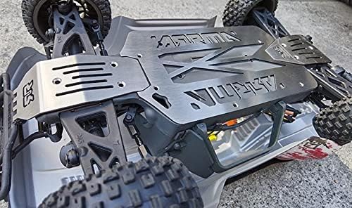 GPM 1/10 SENTON 4X4 V3 3S BLX ARA4303V3 Tuning Teile Stainless Steel Main Chassis with Bumper (Hollo