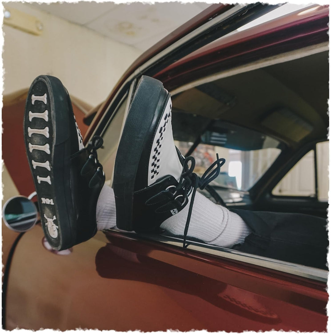 T.U.K. Leather Creeper Sneaker - Herren & Damen Schuhe - Punk, Gothic Schuhe, Emo Schuhe und Rockabi