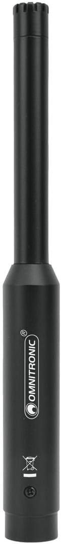 Omnitronic MIC MM-2USB USB-Kondensator-Messmikrofon | Präzises USB-Messmikrofon mit linearem Frequen
