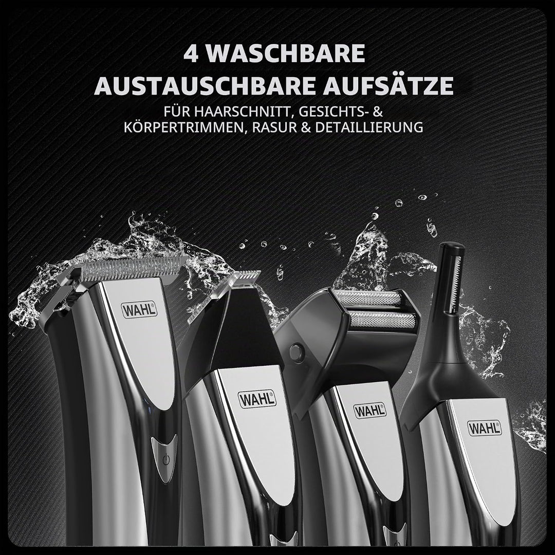 WAHL Elite Groom, Ganzkörper-Trimmen, abwaschbare Aufsätze, Ohr- und Nasenhaar Entfernung, langlebig