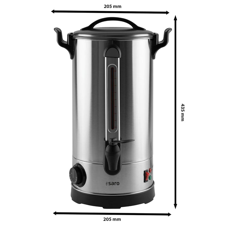 Saro 213-7510 Ancona 10 Glühwein- und Heisswasserspender, 9 L,