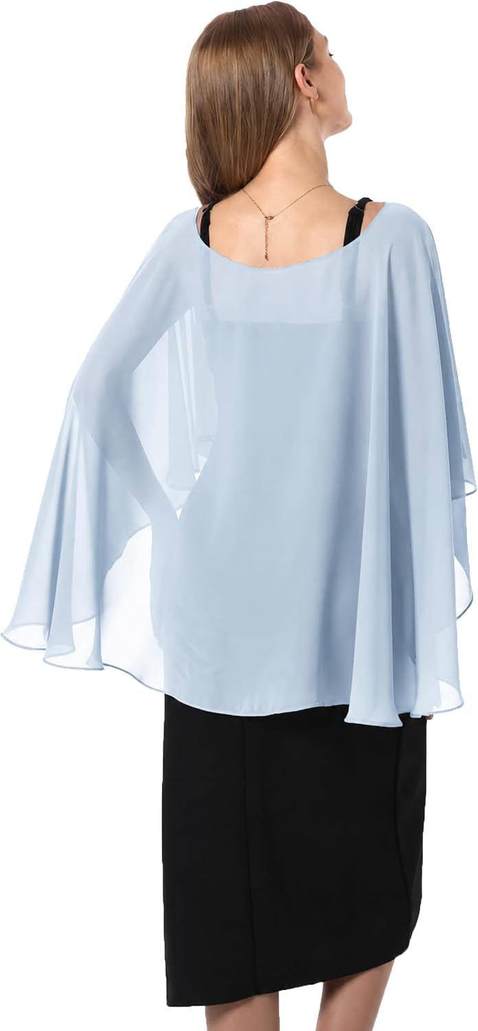 Hotshawl Damen Pashmina-Schal Einheitsgrösse Hell, blau, Einheitsgr&amp;