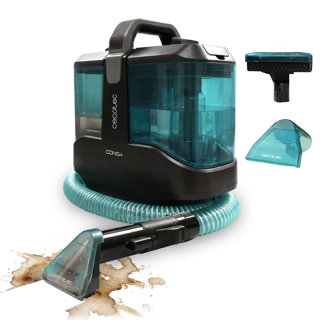 Cecotec Teppich- und Polsterreiniger mit Kabel Compact Conga 3000 Carpet&Spot Clean X-Treme. 450W, 1