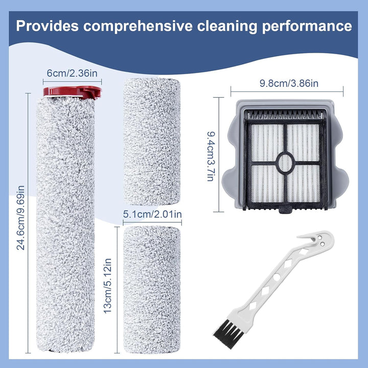 Bürstenrolle Filter Ersatzteile für Roborock Dyad Pro/Dyad Pro Combo Nass Trockensauger Kabelloser Z
