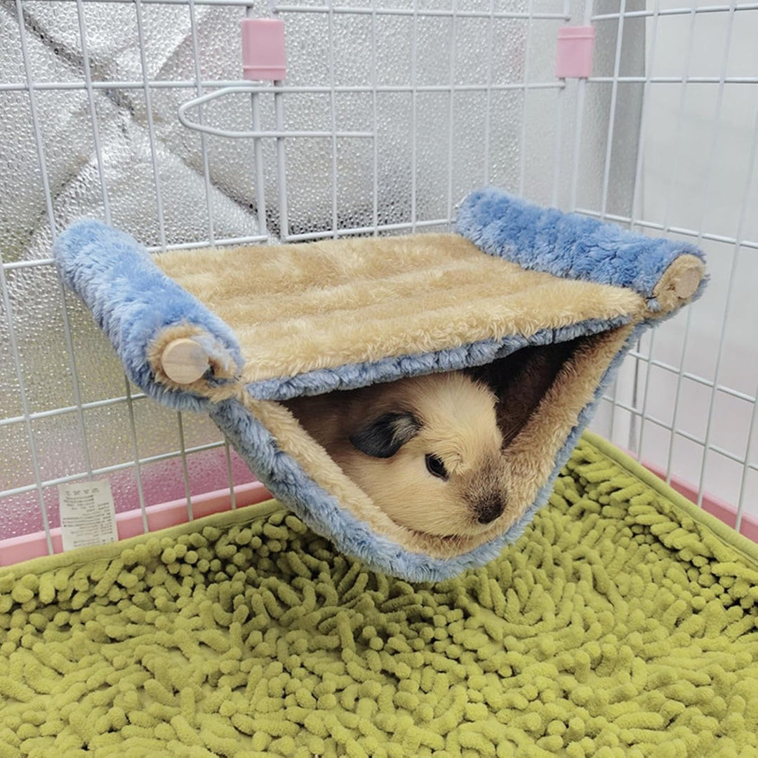 Qcwwy Hängende Hängematte für Haustiere, Kleine Tiere, Hamster-Hängematte, Haus, Maus, Ratte, Hängen