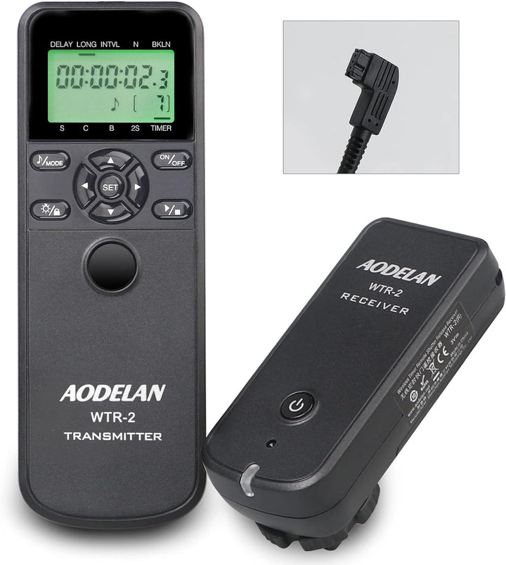 Kabellose Fernauslöser Kamera Funkausloeser für Sony ILCA-a77M2, a99M2, a99V; SLT-a33, a35, a37, a55