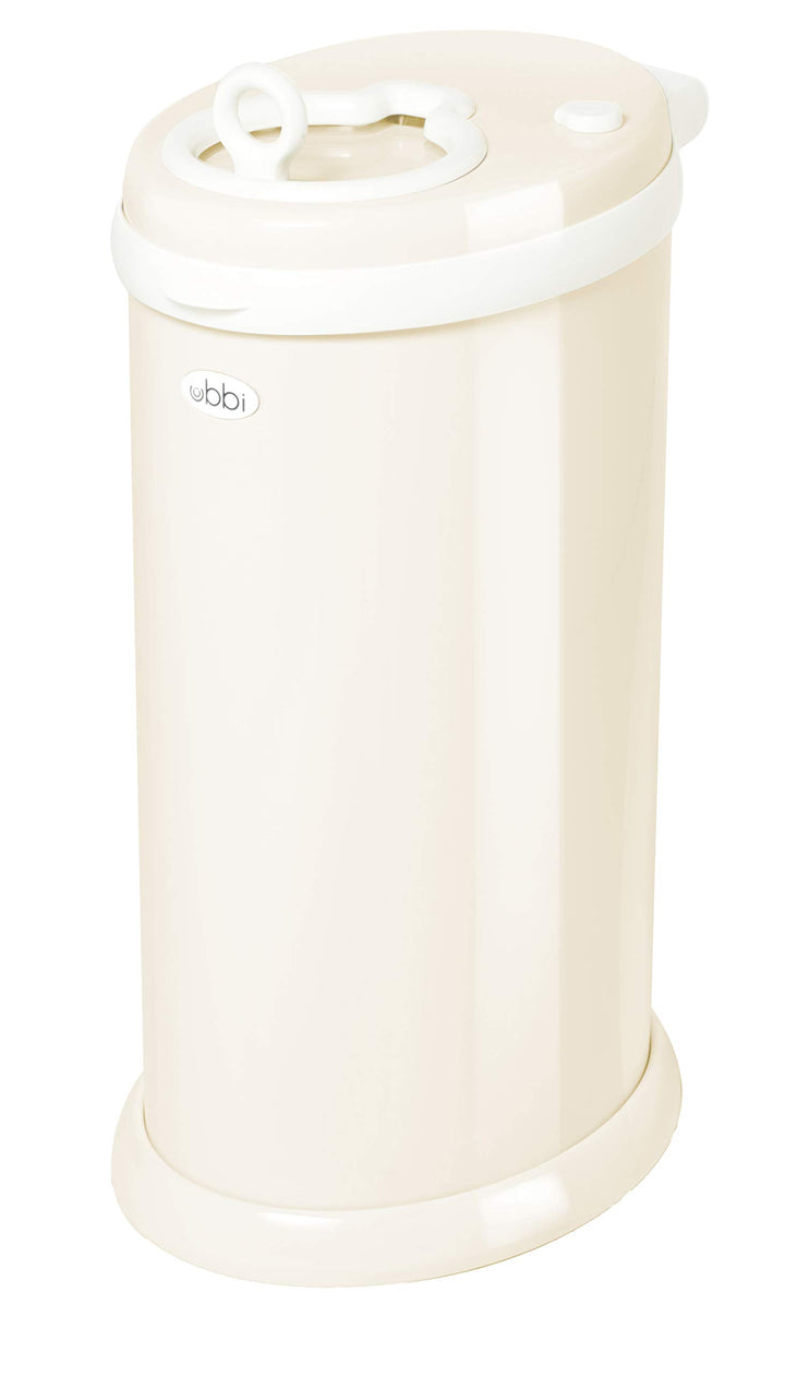 Ubbi Steel Diaper Pail, Odor Locking, No Special Bag Required, Award-Winning, Registry Must-Have, Iv