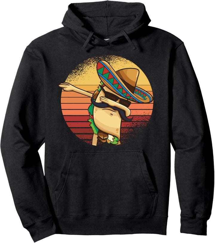 Tanzender Taco I Cinco de Mayo I Dab Dabbing Lustiger Taco Pullover Hoodie