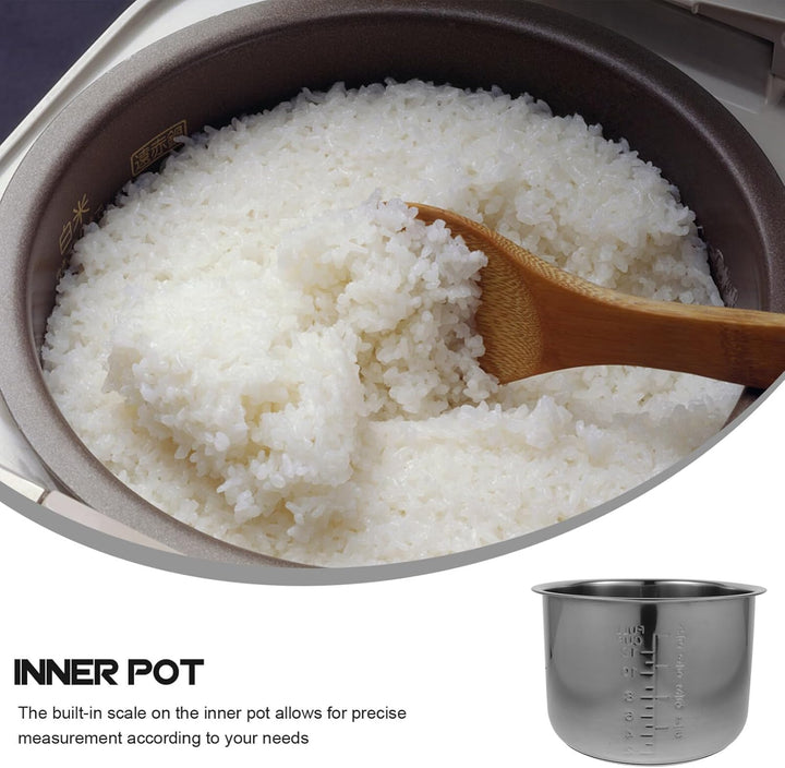 BESTonZON Auskleidung für Reiskocher Kochtopf Innentopf reiskocher innentopf 6l Kochgeschirr aus Ede