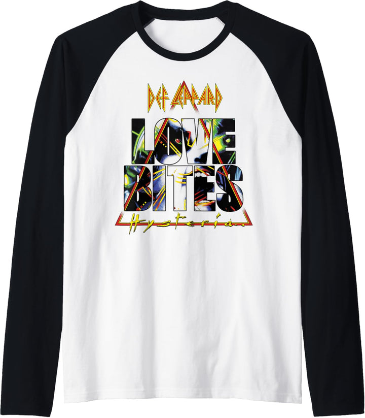 Def Leppard - Love Bites Hysteria Raglan