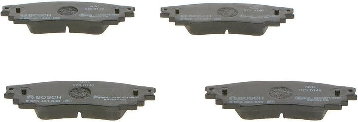 Bosch BP2455 Bremsbeläge - Hinterachse - ECE-R90 Zertifizierung - vier Bremsbeläge pro Set