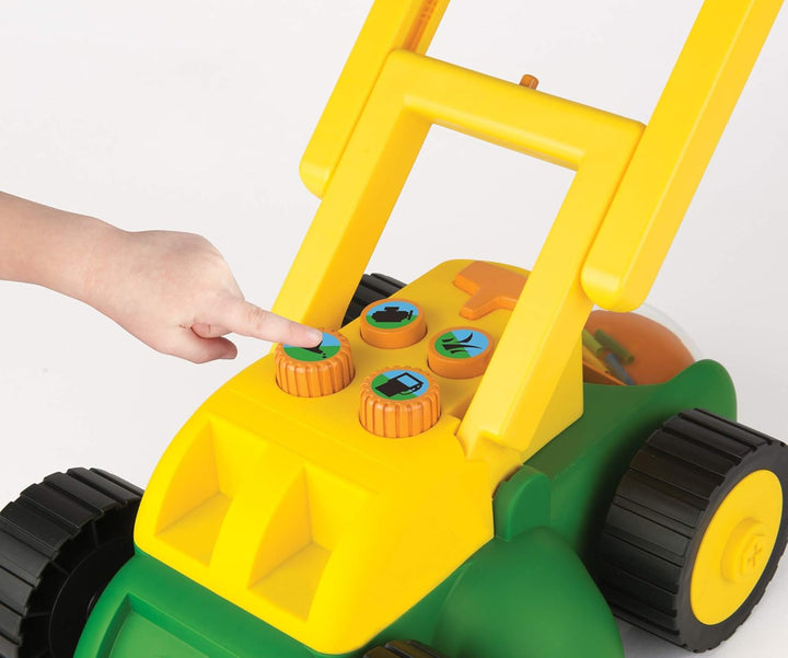 John Deere 35060 Elektronischer Rasenmäher, Spielzeug für Kinder, Grün, Rasenmäher