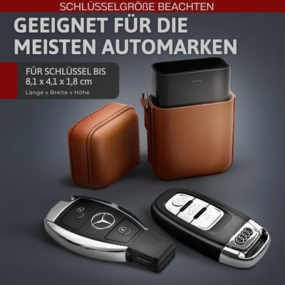 EXEEP® Keyless Go Schutz Autoschlüssel - TÜV geprüft - Zuverlässige Funkschlüssel Abschirmung - RFID