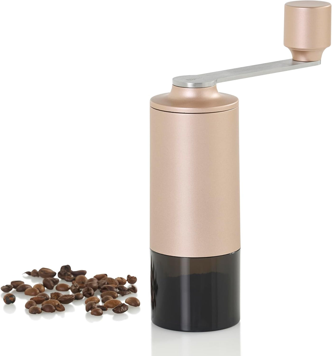 AdHoc MC13 Kaffeemühle Moro | Manuelle Mühle mit CeraCutXL Keramikmahlwerk & DirectDrive-Kurbel | St