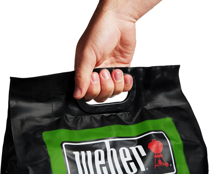 Weber Grill-Briketts aus Kokosnussschalen (8kg Sack), leistungsstark, für Lange und konstante Glut,