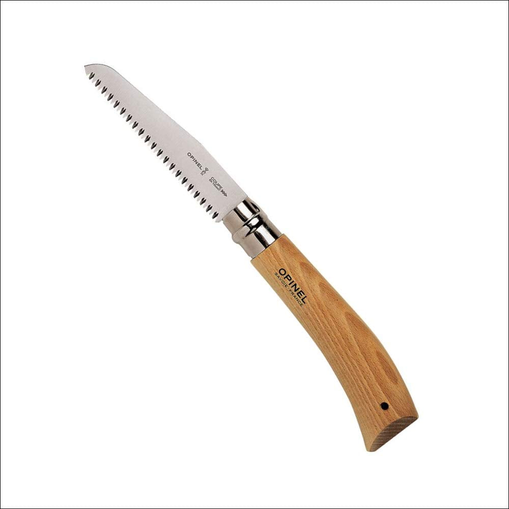 opinel-couteau Säge Opinel N ° 12 Natur – Griff 16.5 cm Holz Buchenholz – Ansatzstück rotierenden