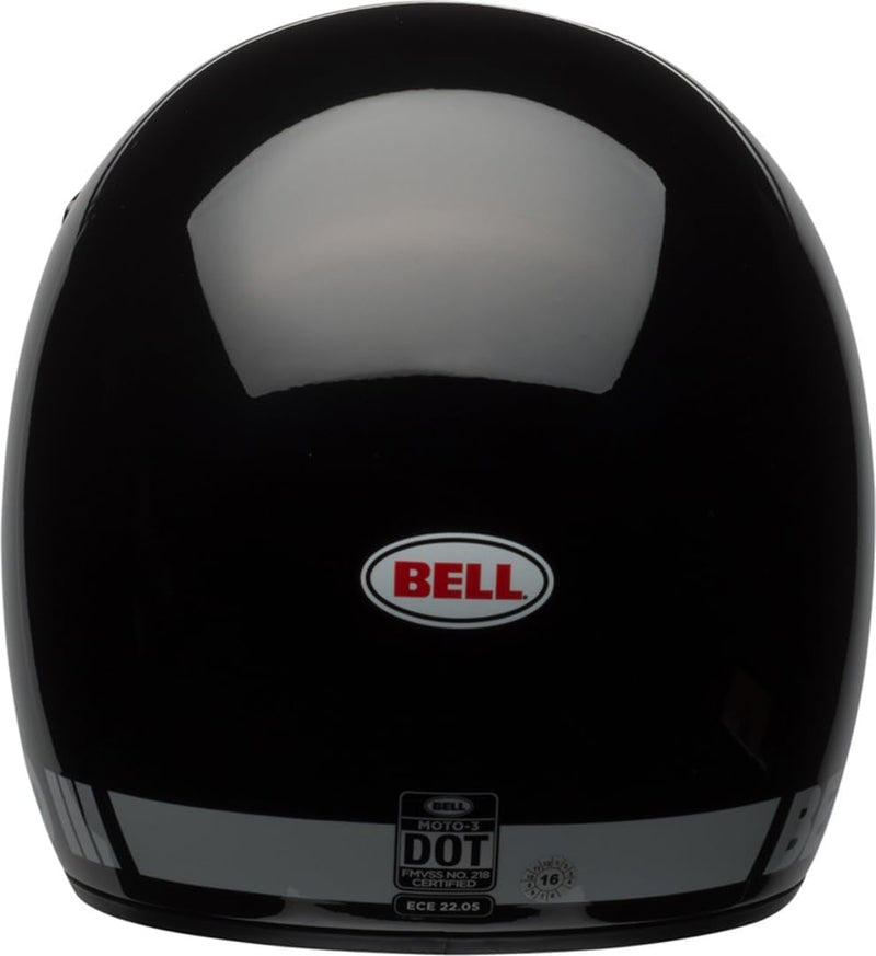 Bell Moto-3 Classic Solid Gloss Black Full Face Helmet