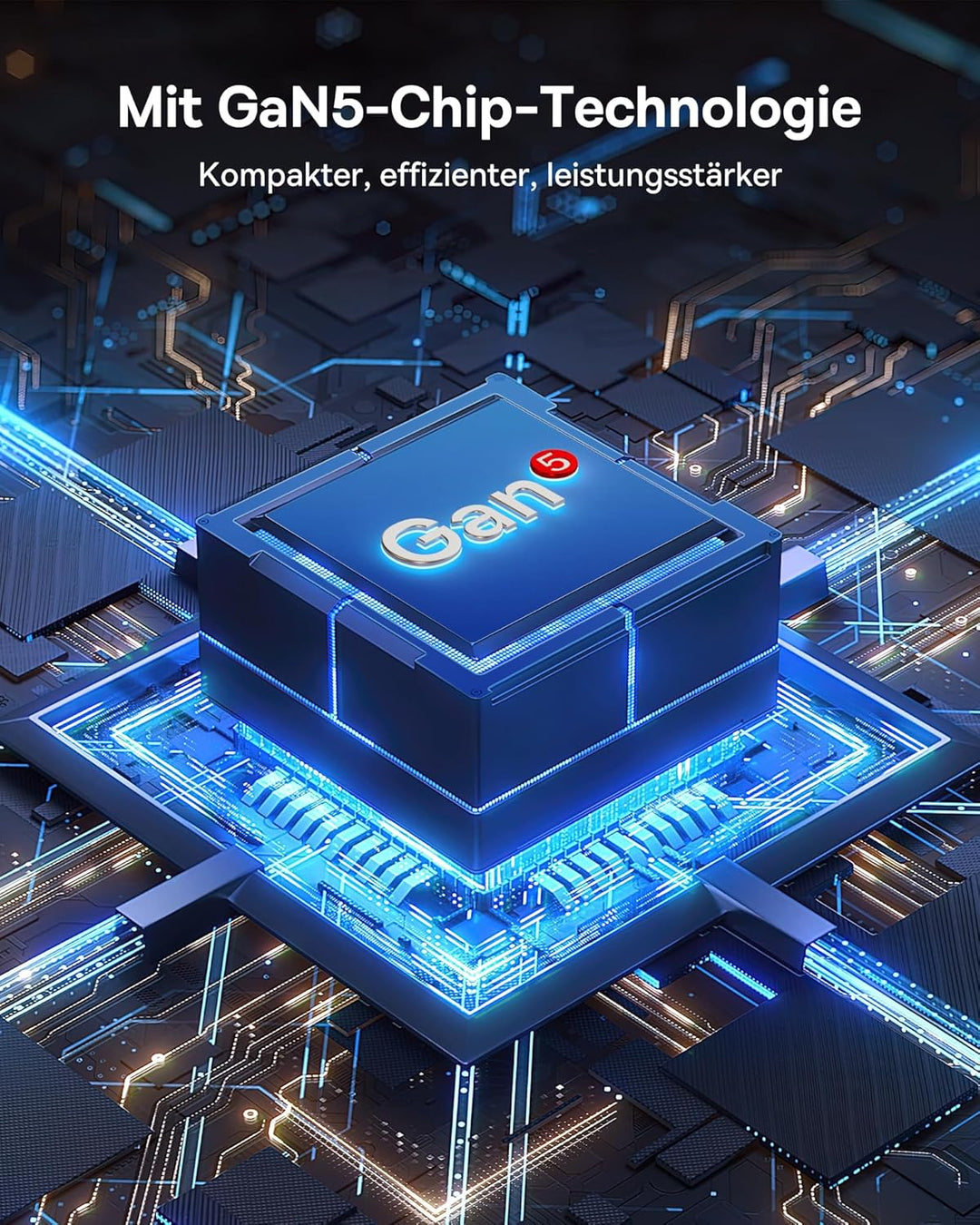 Baseus USB C Ladegerät, 65W USB C Netzteil 3-Port PD Ladegerät mit PPS, GaN Schnellladegerät kompati