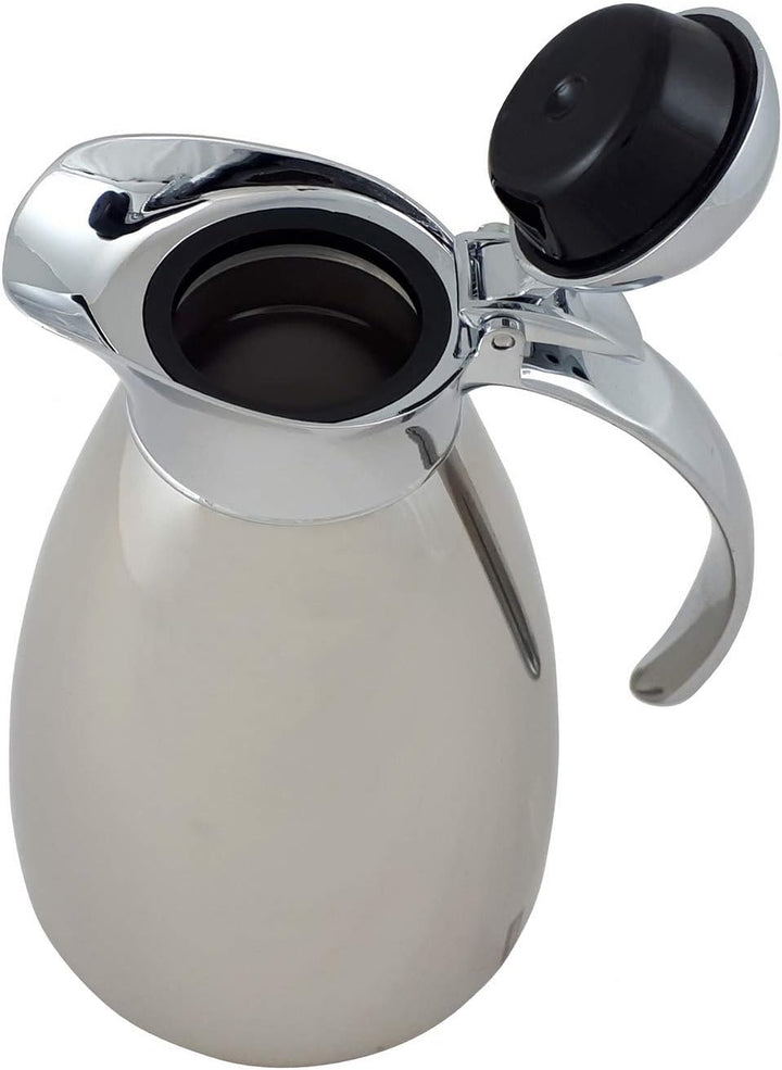 Helios Brilliant Edelstahl-Isolierkanne, poliert, 1 Liter 1,0 Liter, 1,0 Liter